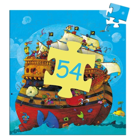 Puzzle tekturowe STATEK PIRACKI 54 el. DJ07241