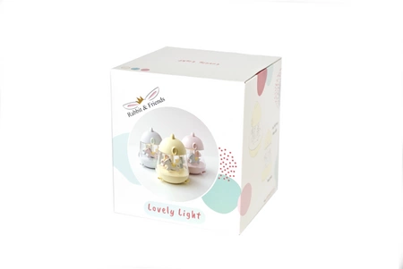 Kurczaczek Lampka z Pozytywką Żółta Rabbit&Friends