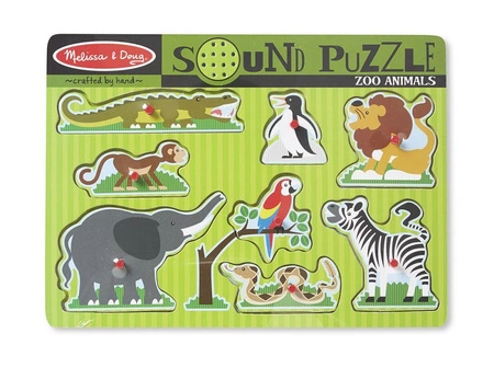 Puzzle dźwiękowe - Zoo