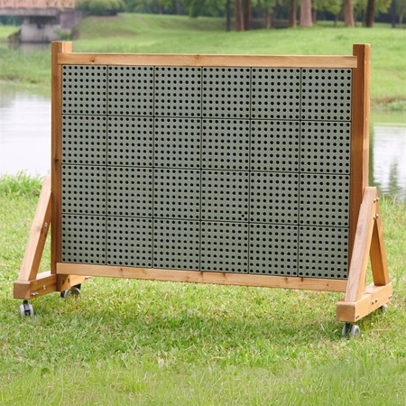 MASTERKIDZ Drewniana Wolnostojąca Tablica XXL Zewnętrzna + Zestaw Toru Wodnego