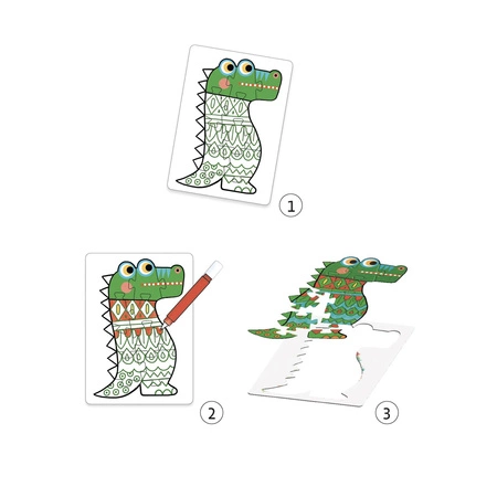 Zrób to sam - puzzle do kolorowania DJ07946