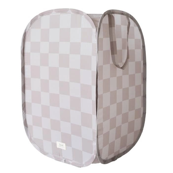 3 Sprouts Kosz Na Pranie i Zabawki Pop-up Checkerboard Beige