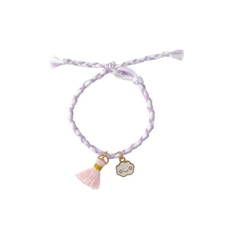 Zestaw kreatywny do tworzenia biżuterii Tęczowe bransoletki 30 szt. 8+, Janod