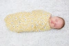 Lulujo Boho Kocyk Muślinowy Yellow Wildflowers / Dots 2 szt.