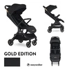 Easywalker Jackey Special Edition Kompaktowy, samoskładający się wózek spacerowy z torbą transportową Gold