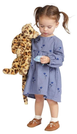 Maskotka pluszowy kotek Leopard Loki z myszką 160140-Manhattan Toy, przytulanki