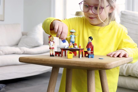 Figurka Pippi i akcesoria do herbatki Pippi