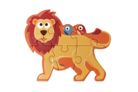 Scratch, Pierwsze Puzzle 5 Zwierząt Safari