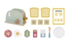 TOOKY TOY Toster Drewniany Pastelowy Zestaw Śniadaniowy