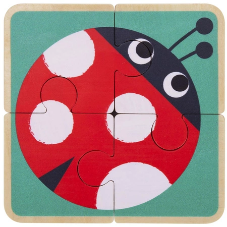 Tooky Toy Edukacyjne Pudełko dla Dzieci z 6w1 od 19 miesiąca