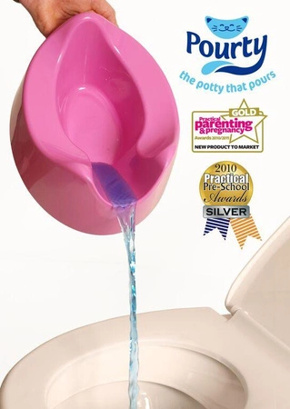 Genialny nocnik Pourty - Różowy