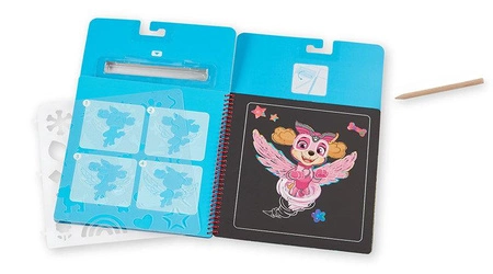 Zdrapywanka z rysikiem Psi Patrol Scratch Art Pad – Skye Melissa and Doug 33260