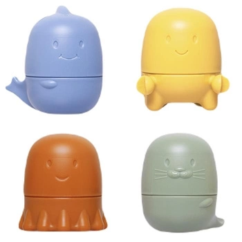 Ubbi Zabawki do Kąpieli Zwierzątka Muted Color