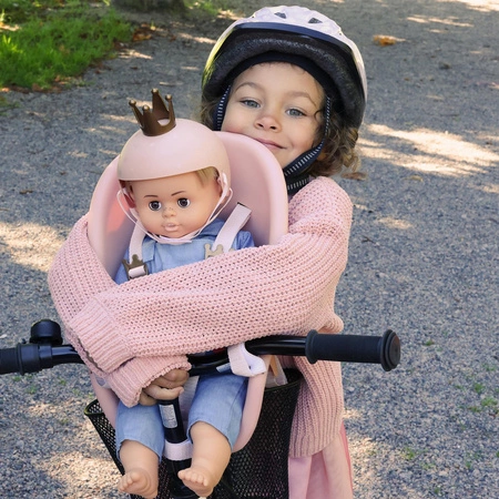 Fotelik rowerowy dla lalki zabawka dla dzieci nauka bezpieczeństwa Skrallan