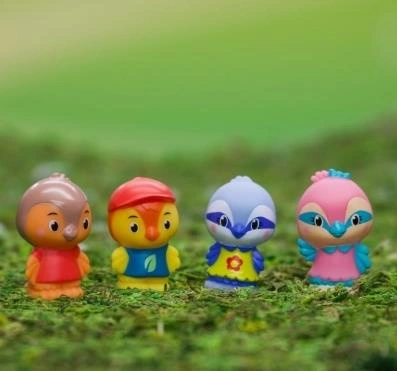 Klorofil Klorofil Figurki Zwierzątek Rodzina Ptaszków