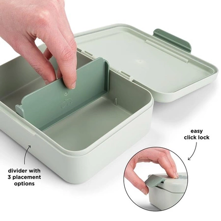 Done by Deer Lunchbox dla Dziecka z Podziałką Playground Green