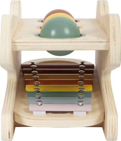 Ksylofon dla dzieci instrument muzyczny i przebijanka Krokodyl Safari Small Foot 12461