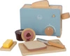 Drewniany toster z akcesoriami Tasty 12246-Small Foot, zabawy w kuchni dla dzieci