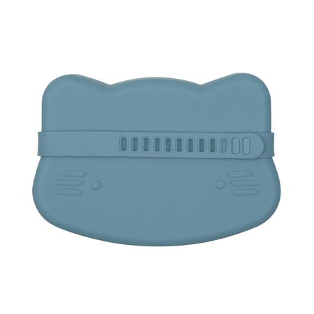 Zamykany silikonowy pojemnik Kotek We Might Be Tiny - Blue Dusk