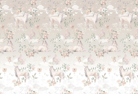 KRÓLESTWO JEDNOROŻCÓW PATTERN Tapeta Malumi