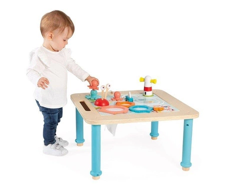 Drewniany progresywny stolik aktywizujący 18 m+, Janod