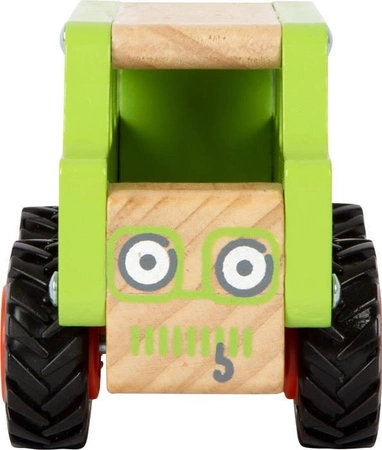 Drewniany zielony samochód terenowy 12288-Small Foot, samochody dla dzieci