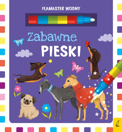 Zabawne pieski. Flamaster wodny