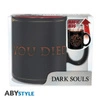 Kubek termoaktywny Dark Souls - 460 ml - You died - ABS