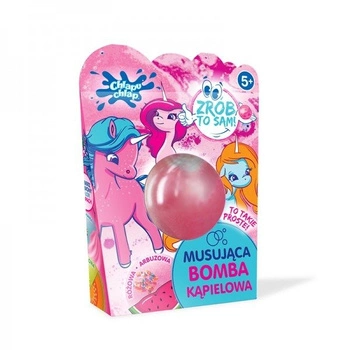 Chlapu Chlap - Musująca bomba kąpielowa - różowa, arbuzowa