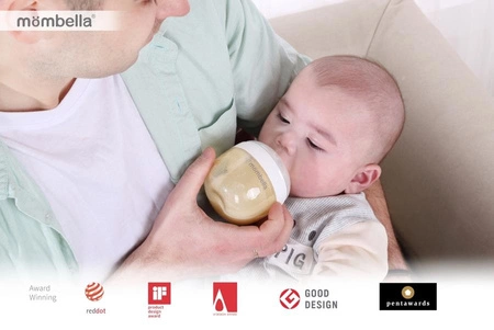 Mombella Butelka Antykolkowa dla Noworodka Ivory PPSU 120ml