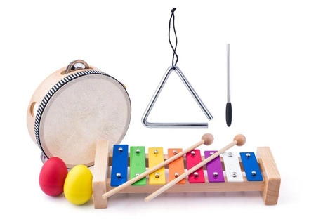 Zestaw Muzyczny 8 elementów - instrumenty dla dziecka