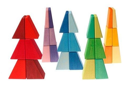 Układanka Ukośne Bloki, kolorowe, 3+, Grimm's