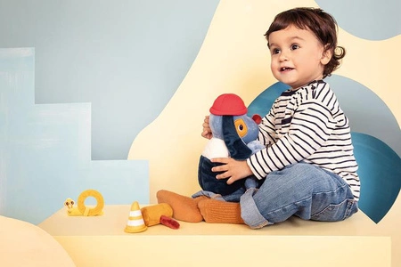 Lilliputiens Przytulanka aktywizująca wielofunkcyjna z akcesoriami Piesek Jules 9 m+