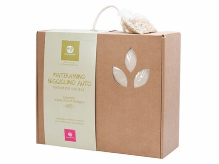 Wkładka do fotelika + poszewka BIO Beżowa 9m+ QUARANTA SETTIMANE