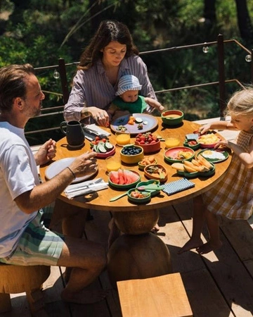 Oli & Carol Drewniany Talerzyk dla Dziecka Arbuz