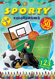 Sporty kolorowanka