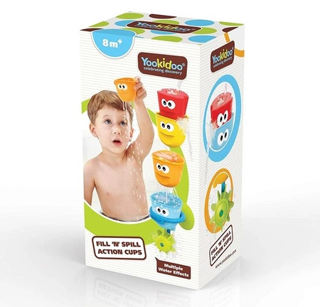 Yookidoo Zabawka do Kąpieli Kubeczki