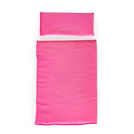 Drewniany wózek dla lalek chodzik pchacz 2w1 Ecotoys