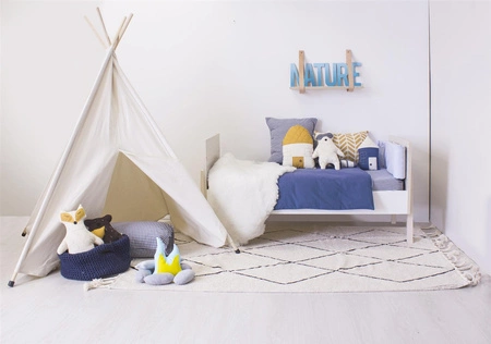 Lorena Canals Dywan bawełniany Bereber Beige 140 x 200 cm