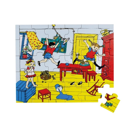 Drewniane puzzle 30 szt. Pippi