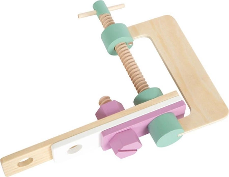 Drewniany zestaw narzędzi w skrzynce z uchwytem Nordic 12213-Small Foot, majsterkowanie i narzędzia do majsterkowania