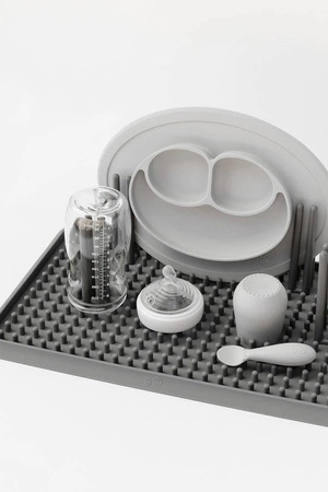 EZPZ Silikonowa suszarka do naczyń szara