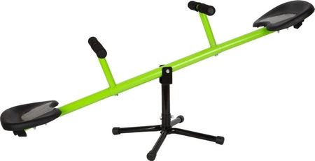 Zielona dwuosobowa huśtawka ogrodowa dla dzieci równoważna Small Foot 9514