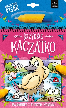 Brzydkie kaczątko. Malowanka z pisakiem wodnym