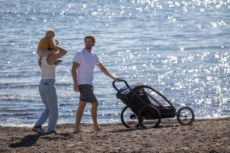 Hamax - Przyczepka rowerowa BREEZE, podwójna - Back