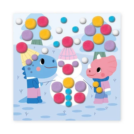 Zestaw kreatywny Pompony My arts & crafts 3+, Janod