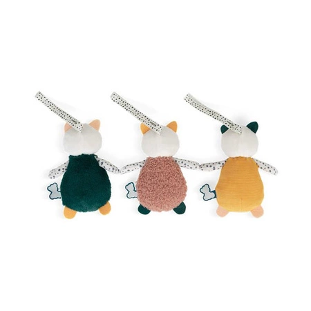 Kaloo Komplet przytulanek-zawieszek Koteczki 3 szt. Stimuli