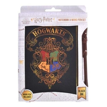 zestaw Harry Potter: notatnik i długopis - kolorowy herb