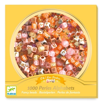 Zest. do tworz. biżuterii ZŁOTE LITERKI DJ00031