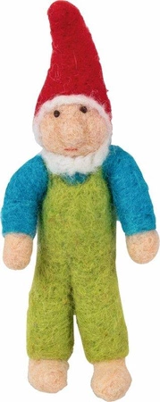 Filcowa figurka krasnoludek Theo Goki 51473 laleczka ręcznie wykonana